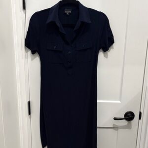 Enfocus Studio Navy Mini Dress